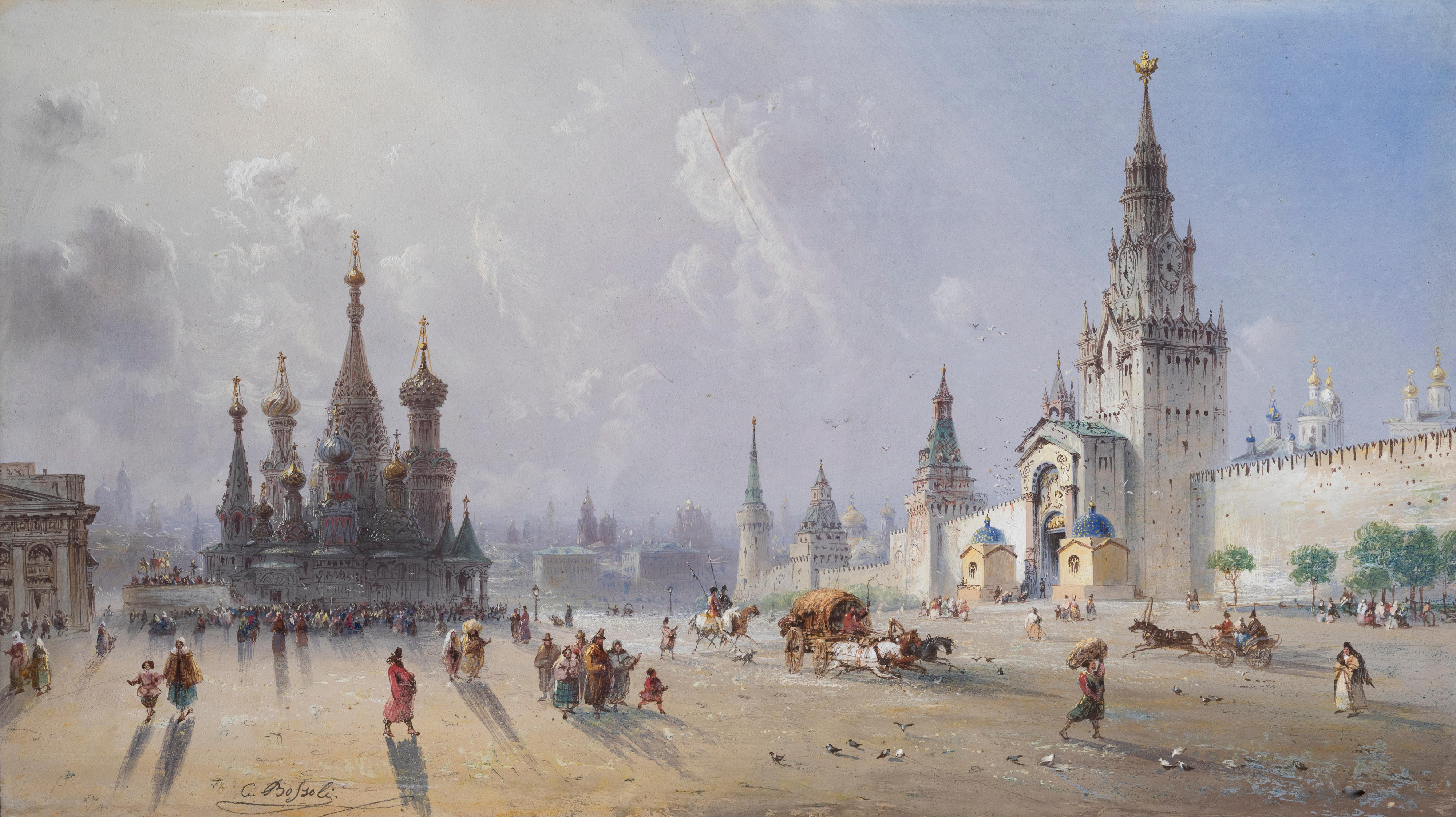 Mosca. La Piazza Rossa (Moscow. Red Square)